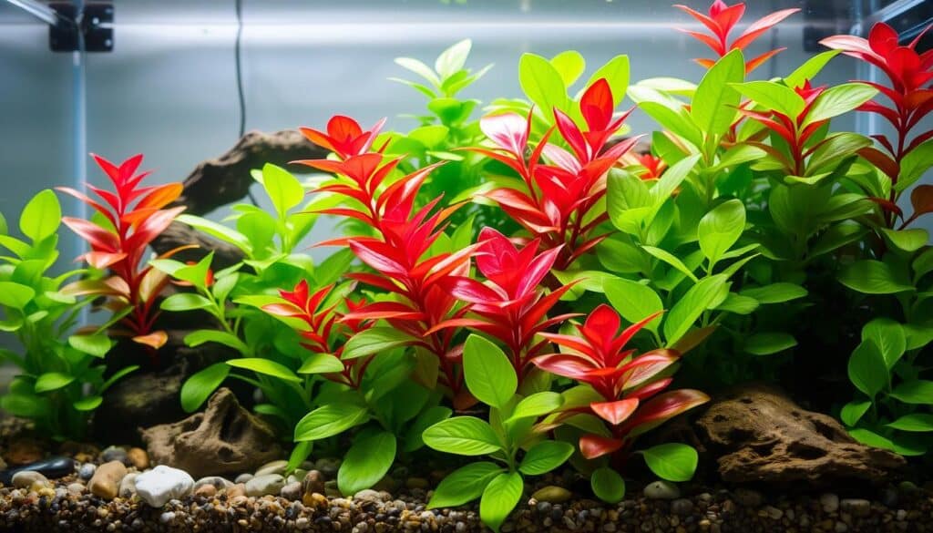 Ludwigia Gestaltung im Aquarium